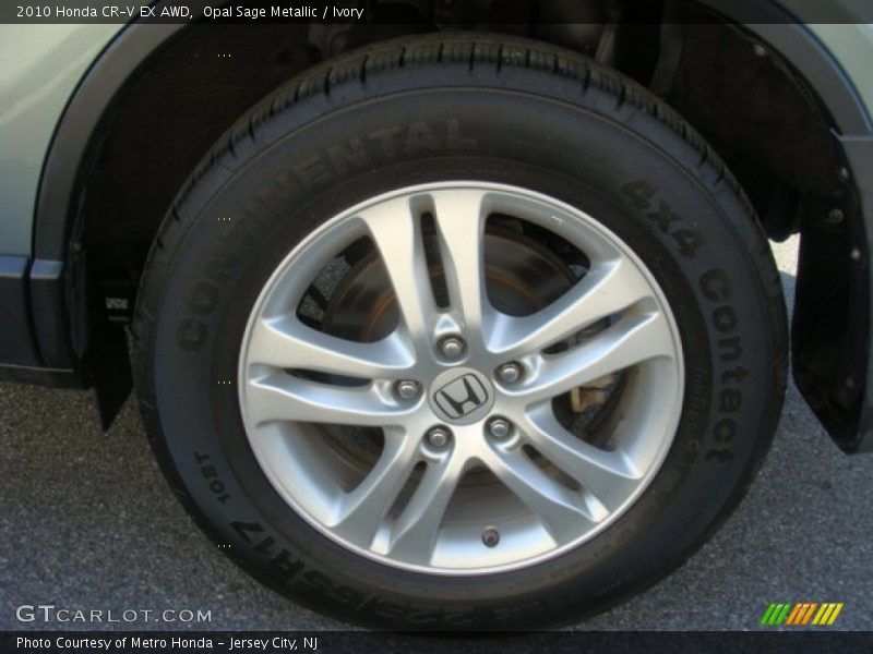Opal Sage Metallic / Ivory 2010 Honda CR-V EX AWD