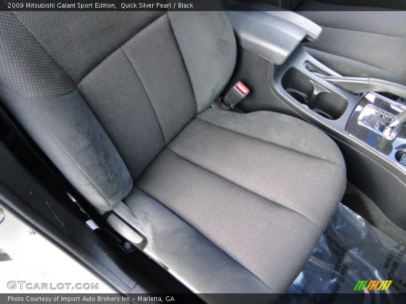 Quick Silver Pearl / Black 2009 Mitsubishi Galant Sport Edition