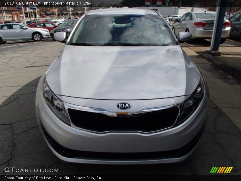 Bright Silver Metallic / Gray 2013 Kia Optima EX