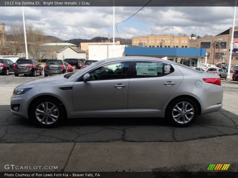 Bright Silver Metallic / Gray 2013 Kia Optima EX