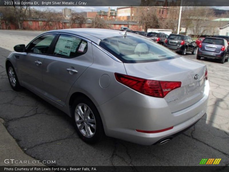 Bright Silver Metallic / Gray 2013 Kia Optima EX