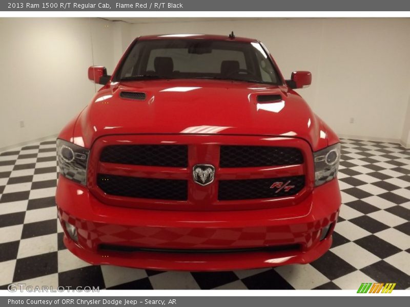 Flame Red / R/T Black 2013 Ram 1500 R/T Regular Cab