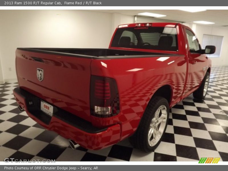 Flame Red / R/T Black 2013 Ram 1500 R/T Regular Cab