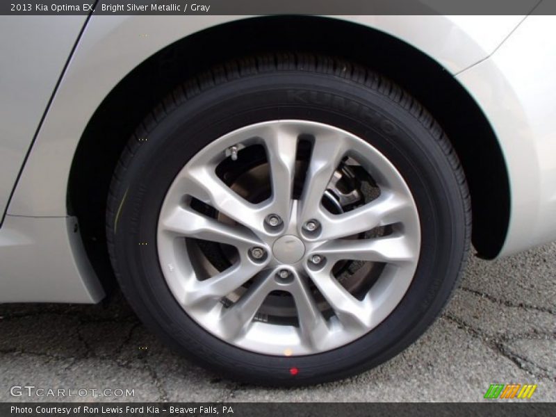 Bright Silver Metallic / Gray 2013 Kia Optima EX