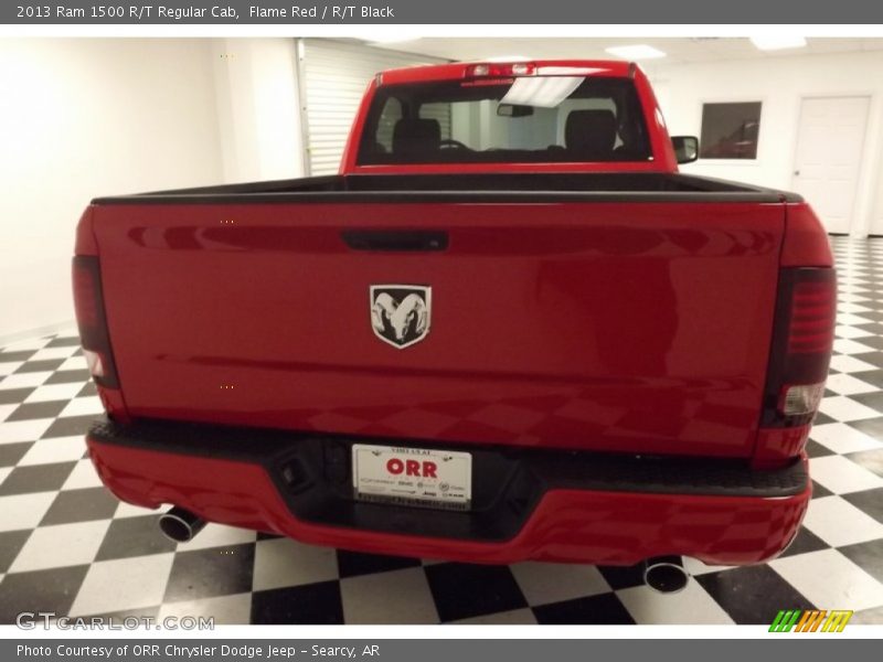 Flame Red / R/T Black 2013 Ram 1500 R/T Regular Cab
