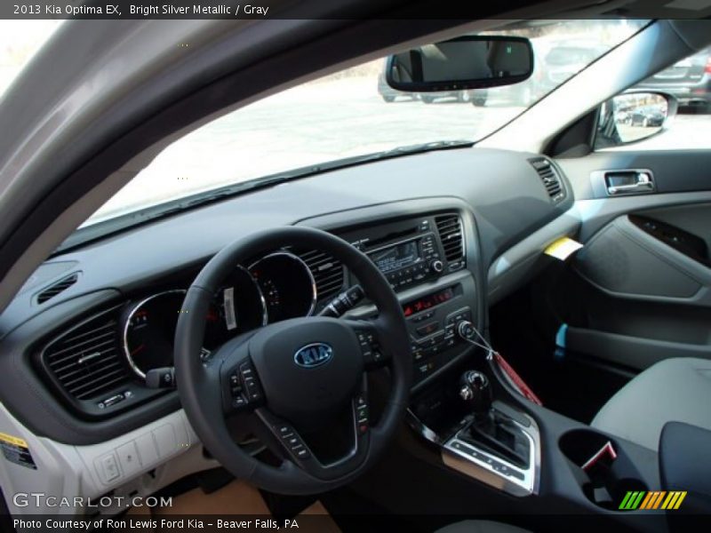 Bright Silver Metallic / Gray 2013 Kia Optima EX
