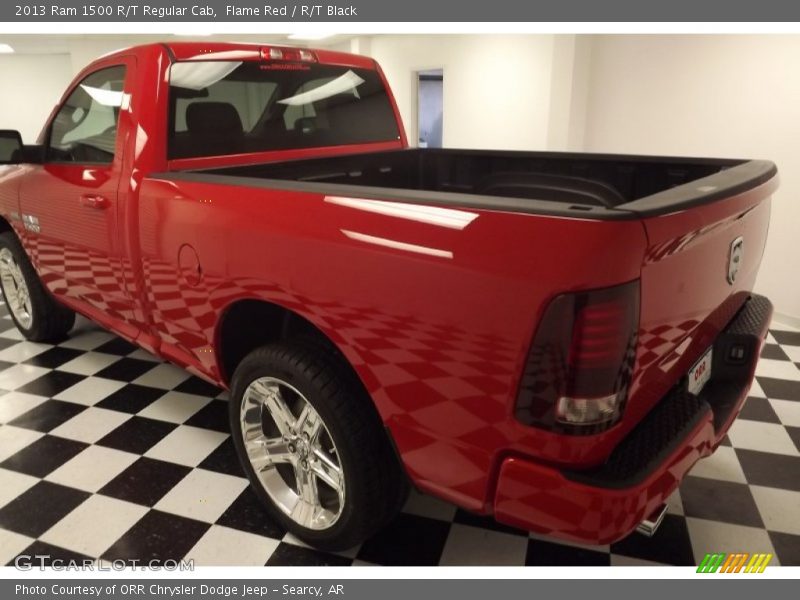 Flame Red / R/T Black 2013 Ram 1500 R/T Regular Cab