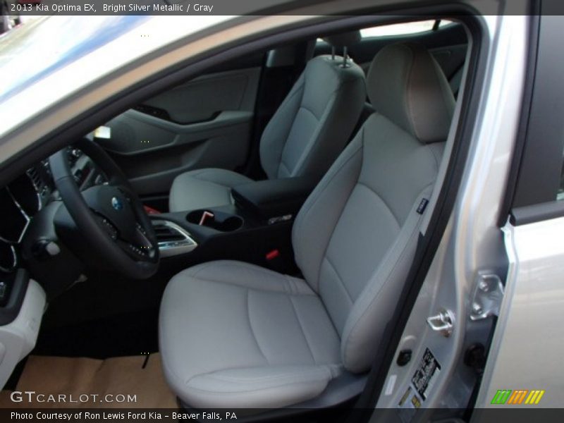 Bright Silver Metallic / Gray 2013 Kia Optima EX