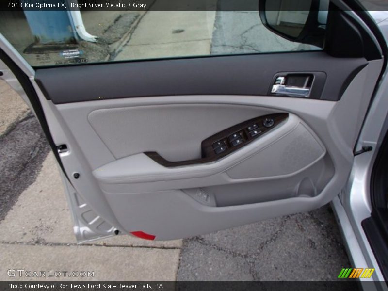 Bright Silver Metallic / Gray 2013 Kia Optima EX