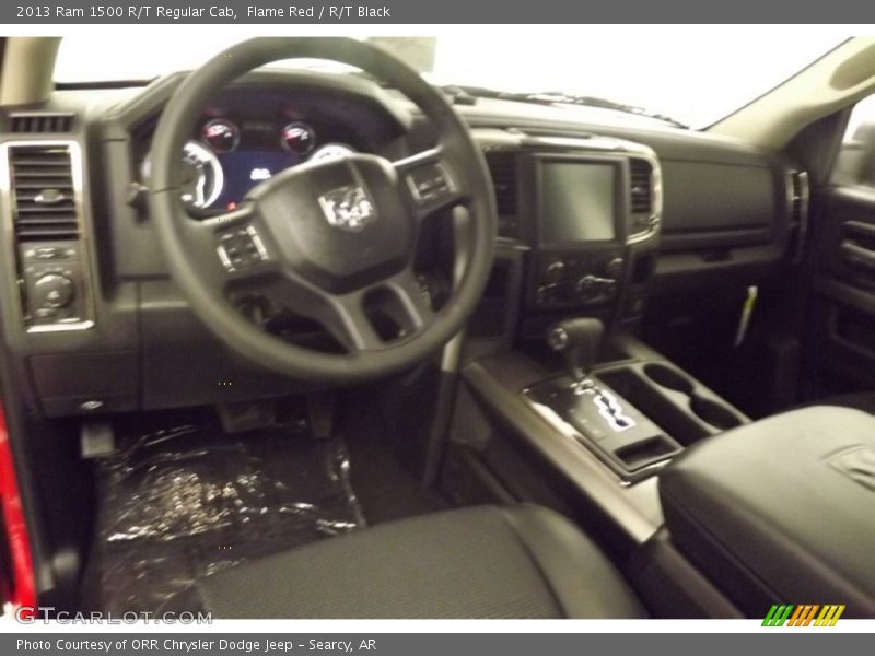 Flame Red / R/T Black 2013 Ram 1500 R/T Regular Cab