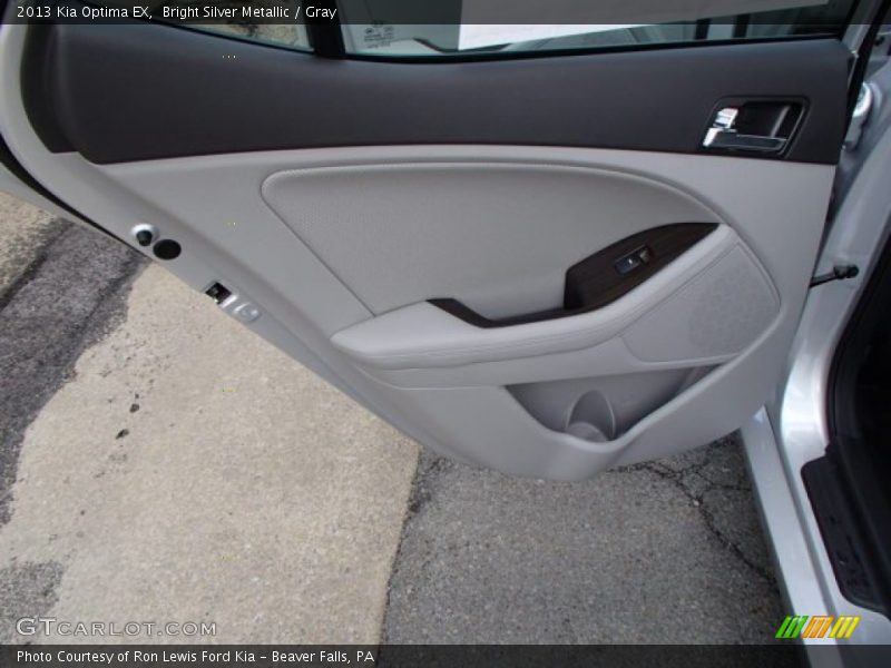 Bright Silver Metallic / Gray 2013 Kia Optima EX