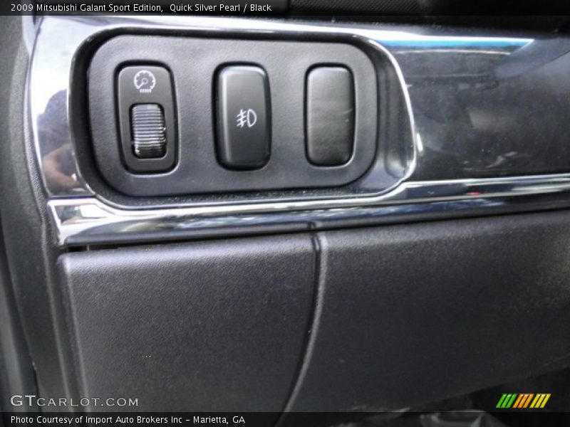 Quick Silver Pearl / Black 2009 Mitsubishi Galant Sport Edition