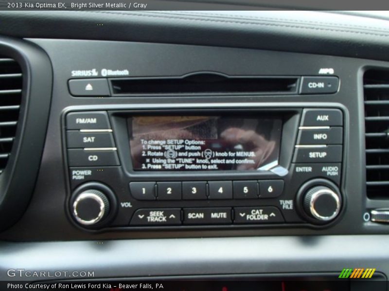 Bright Silver Metallic / Gray 2013 Kia Optima EX