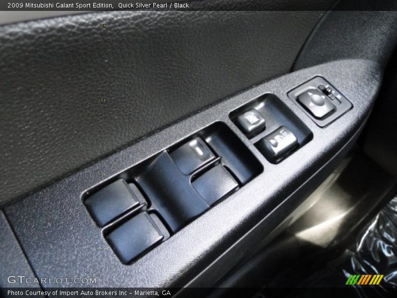 Quick Silver Pearl / Black 2009 Mitsubishi Galant Sport Edition