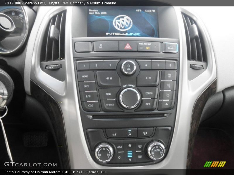 Crystal Red Tintcoat / Medium Titanium 2012 Buick Verano FWD
