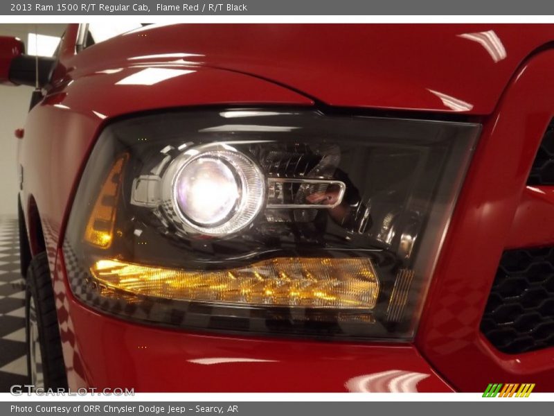 Flame Red / R/T Black 2013 Ram 1500 R/T Regular Cab