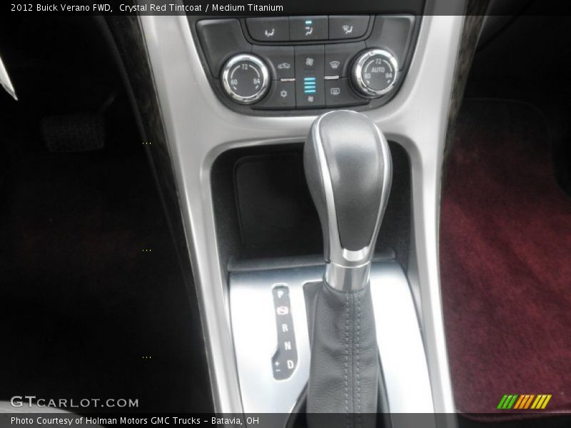 Crystal Red Tintcoat / Medium Titanium 2012 Buick Verano FWD