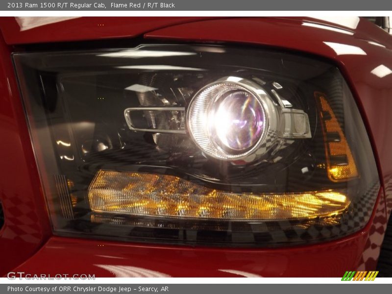 Flame Red / R/T Black 2013 Ram 1500 R/T Regular Cab