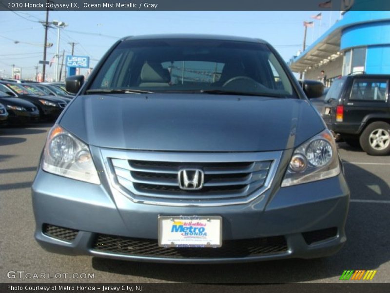 Ocean Mist Metallic / Gray 2010 Honda Odyssey LX