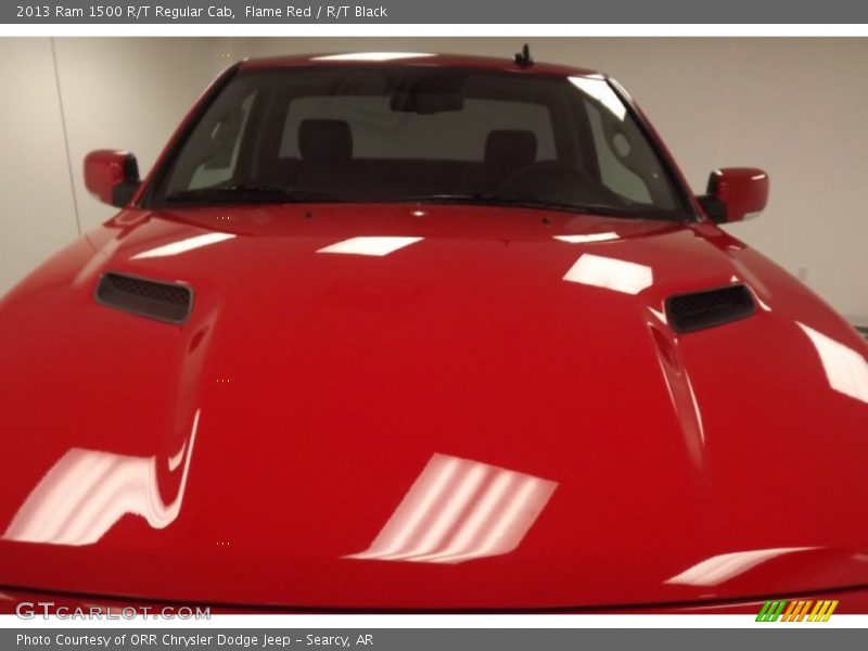 Flame Red / R/T Black 2013 Ram 1500 R/T Regular Cab