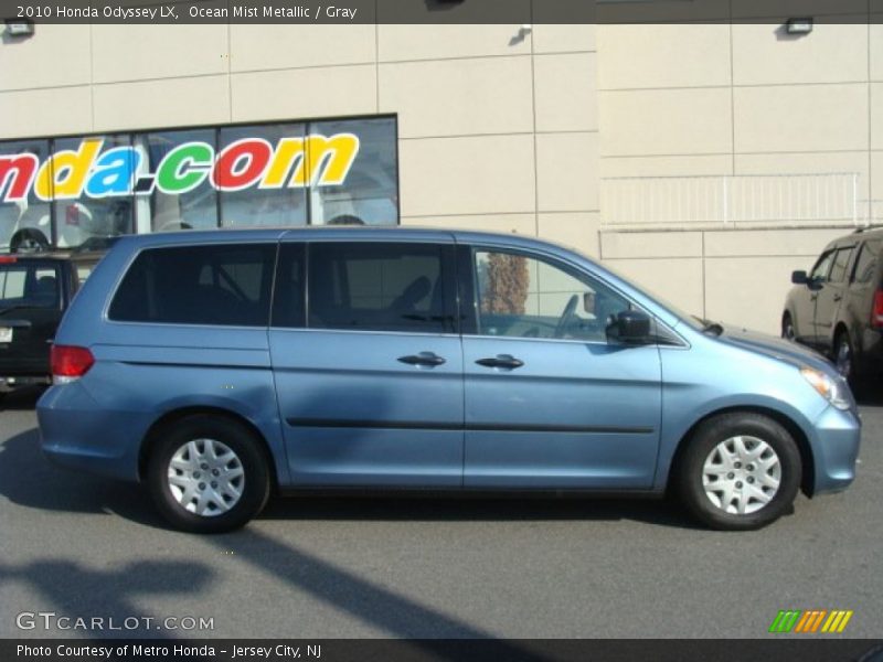 Ocean Mist Metallic / Gray 2010 Honda Odyssey LX