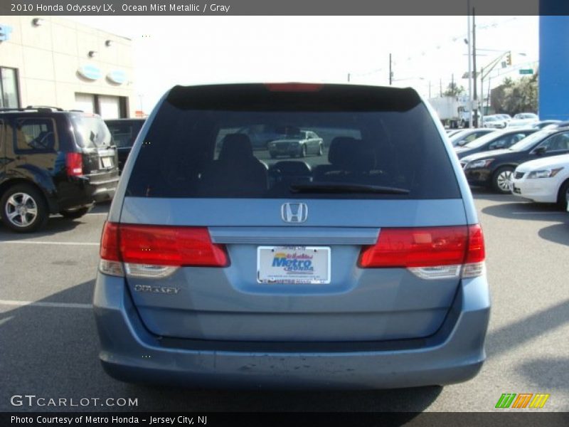 Ocean Mist Metallic / Gray 2010 Honda Odyssey LX