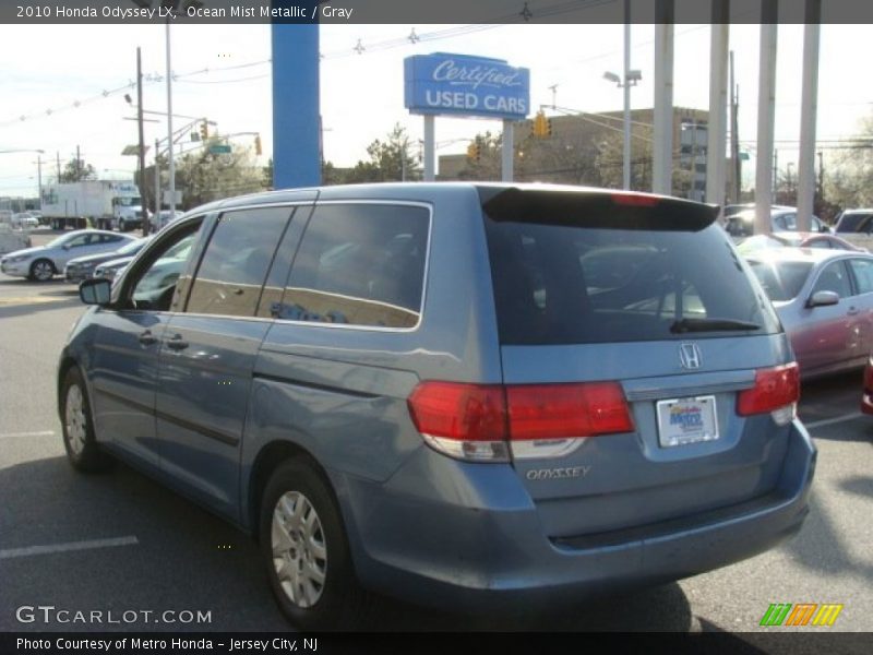 Ocean Mist Metallic / Gray 2010 Honda Odyssey LX