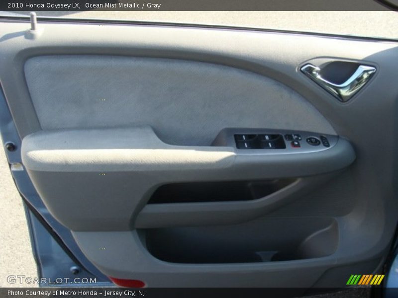 Ocean Mist Metallic / Gray 2010 Honda Odyssey LX