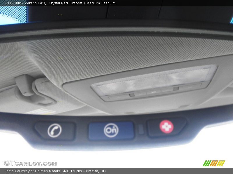 Crystal Red Tintcoat / Medium Titanium 2012 Buick Verano FWD