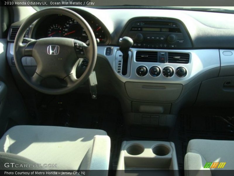 Ocean Mist Metallic / Gray 2010 Honda Odyssey LX