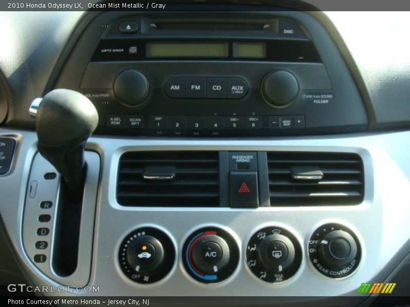 Ocean Mist Metallic / Gray 2010 Honda Odyssey LX