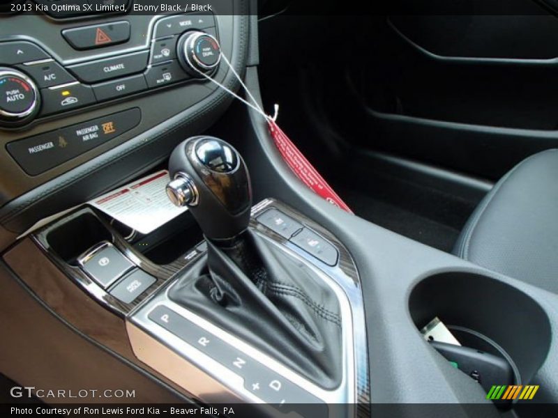 Ebony Black / Black 2013 Kia Optima SX Limited