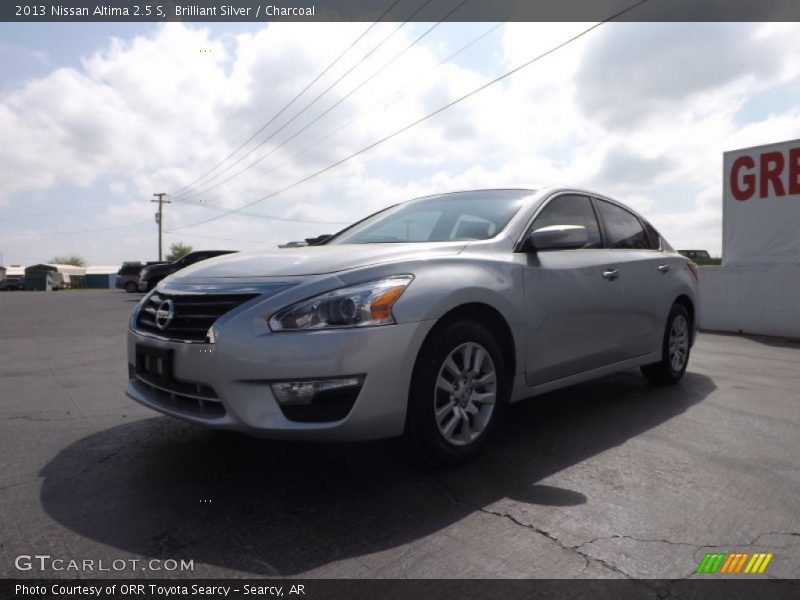 Brilliant Silver / Charcoal 2013 Nissan Altima 2.5 S