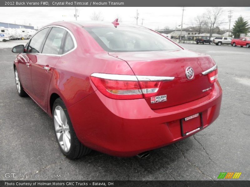 Crystal Red Tintcoat / Medium Titanium 2012 Buick Verano FWD