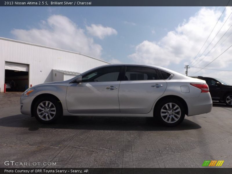 Brilliant Silver / Charcoal 2013 Nissan Altima 2.5 S