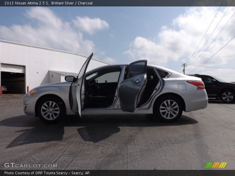 Brilliant Silver / Charcoal 2013 Nissan Altima 2.5 S