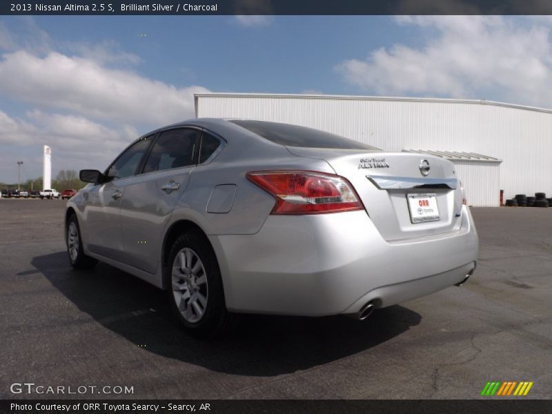 Brilliant Silver / Charcoal 2013 Nissan Altima 2.5 S
