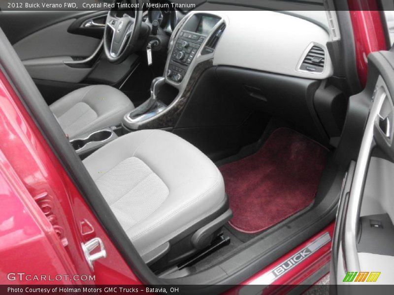 Crystal Red Tintcoat / Medium Titanium 2012 Buick Verano FWD