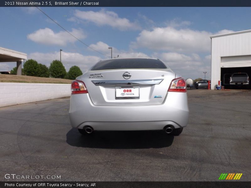 Brilliant Silver / Charcoal 2013 Nissan Altima 2.5 S