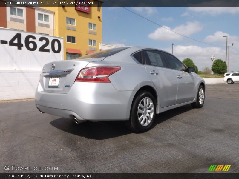 Brilliant Silver / Charcoal 2013 Nissan Altima 2.5 S