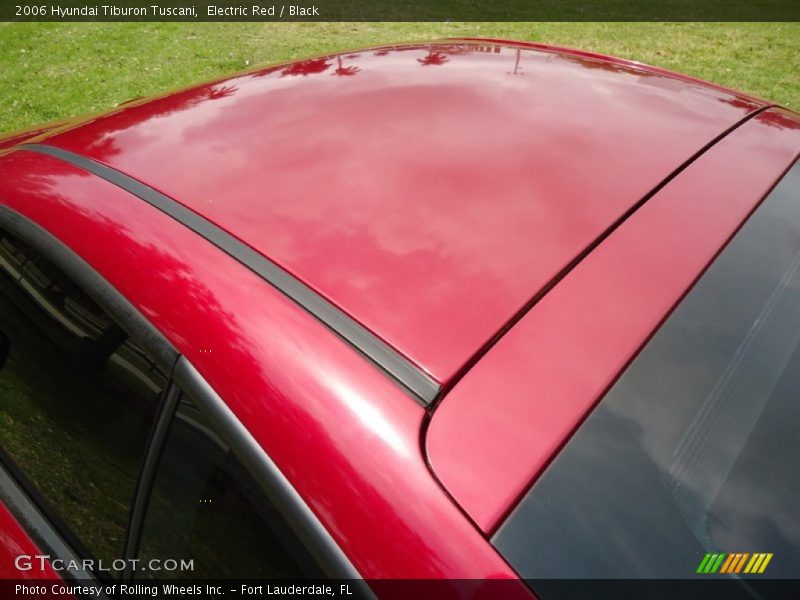 Electric Red / Black 2006 Hyundai Tiburon Tuscani