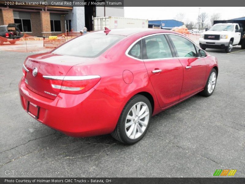 Crystal Red Tintcoat / Medium Titanium 2012 Buick Verano FWD