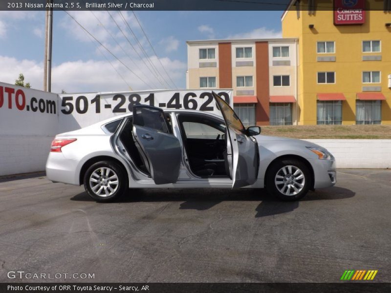 Brilliant Silver / Charcoal 2013 Nissan Altima 2.5 S