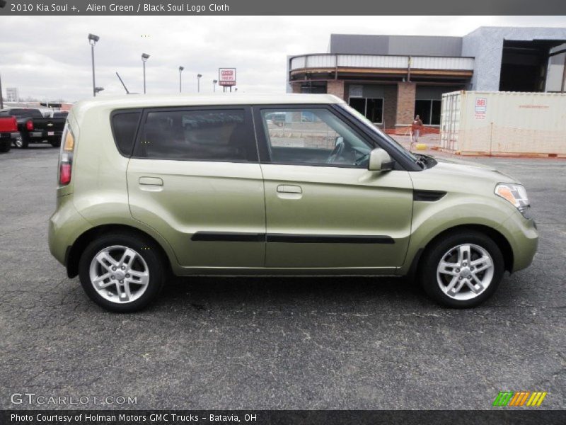 Alien Green / Black Soul Logo Cloth 2010 Kia Soul +