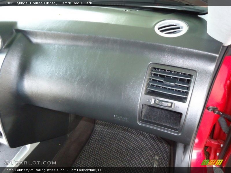 Electric Red / Black 2006 Hyundai Tiburon Tuscani