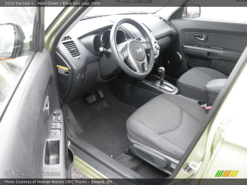 Alien Green / Black Soul Logo Cloth 2010 Kia Soul +