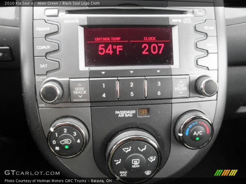 Alien Green / Black Soul Logo Cloth 2010 Kia Soul +