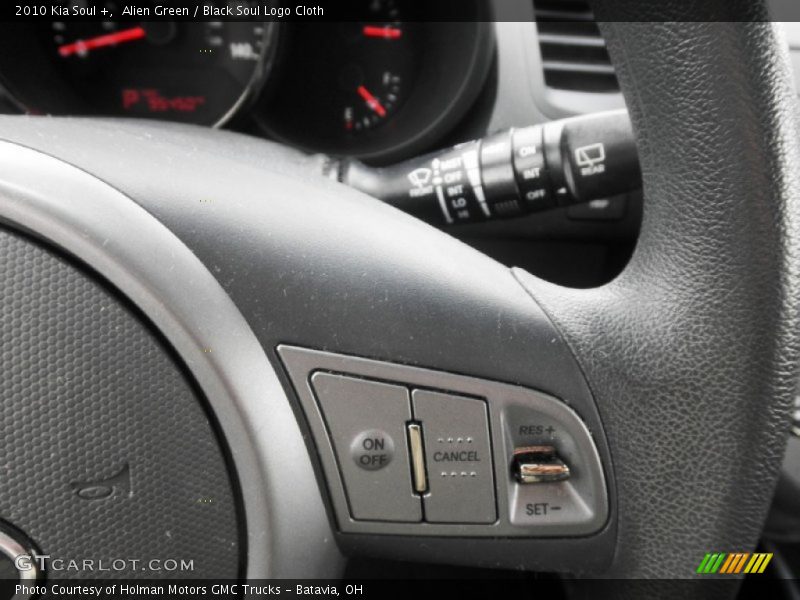 Alien Green / Black Soul Logo Cloth 2010 Kia Soul +