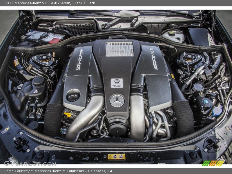  2013 S 63 AMG Sedan Engine - 5.5 Liter AMG Biturbo SOHC 32-Valve VVT V8