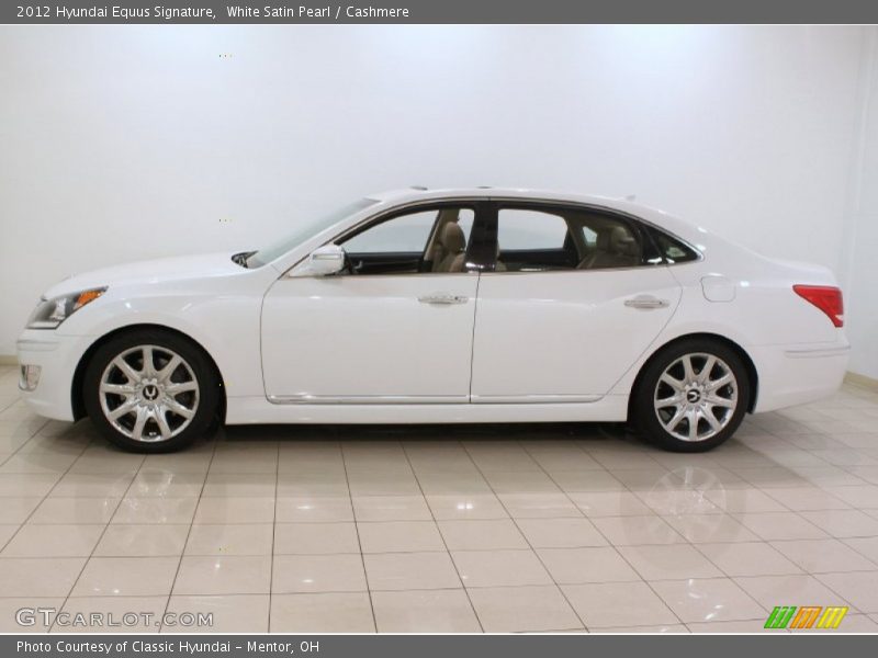  2012 Equus Signature White Satin Pearl